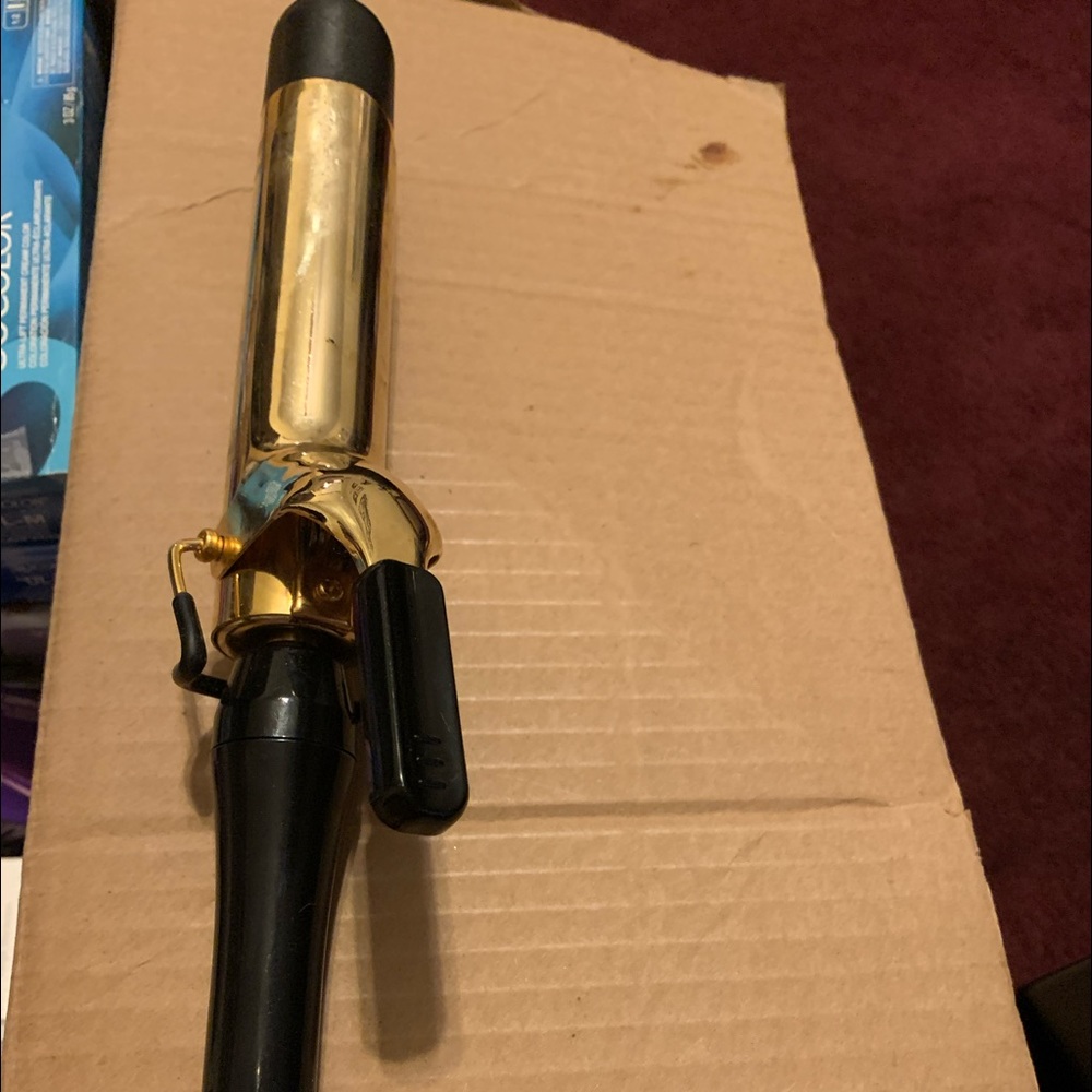 Gold hot curlers